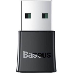 Baseus BA07 Draadloze USB Bluetooth Adapter - Bluetooth 5.3 - Zwart