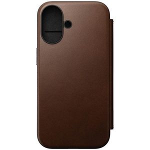 Nomad Modern Leather Folio - Brown - iPhone 16