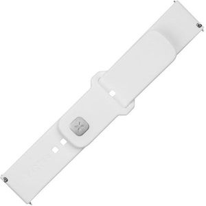 FIXED Silicone Strap Smartwatch Universal 22 mm White