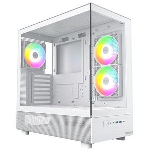 Montech - XR - Midi-tower PC-behuizing - Wit - Staal - Gehard Glas