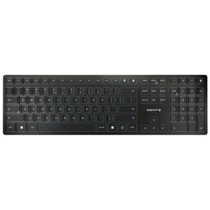 Cherry Kw 9100 SLIM - Toetsenbord - Noords - Zilver