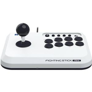 Hori Fighting Stick Mini Wit, Zwart USB Flightstick PC, PlayStation 4, PlayStation 5