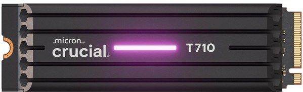 Crucial - T710 - SSD - 1 TB - 3D-NAND NVMe PCIe M2 Gen5 Heatsink