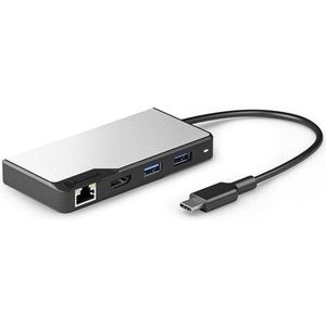 ALOGIC USB-C Fusion ALPHA V2 5-in-1 Hub HDMI USB Ethernet & PD - Ruimte Grijs