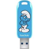 SanDisk - Brainy Smurf - USB-stick - Blauw - 64GB - USB 3.2 Gen1