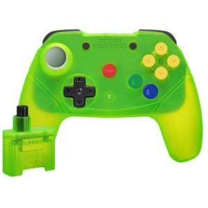 Retro Fighters Brawler64 2.4G - Extreme Green - Wireless Controller - Nintendo 64