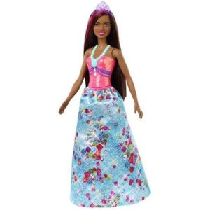 Barbie Dreamtopia Princess Doll - Blue Skirt & Pink Hair Streak
