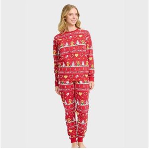 Jule-Sweaters - Christmas cookie pyjamas red - XS/S