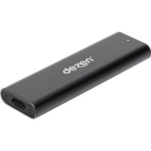 dezen M.2 Premium NVMe Enclosure USB 3.2 Gen 1 - Zwart / Space Grey