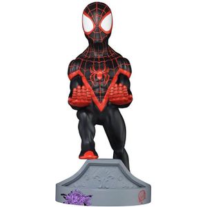 Cable Guy - Miles Morales Spiderman telefoonhouder - Controller Stand met usb oplaadkabel - 8 Inch