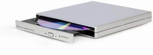 Gembird - DVD-USB-021-SV - Externe DVD-brander - Zilver - USB 2.0