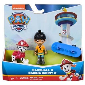 PAW Patrol - Marshall & Danny met skateboard Speelfigurenset