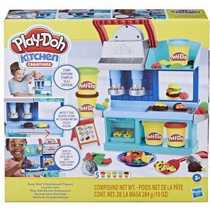 Play-Doh - Busy Chefs Restaurant - Klei Speelset - Multifunctioneel - 3 Jaar+