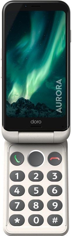 Doro - Aurora 21 - Mobiele Telefoon - Wit - 4.50" Scherm - 13 Mpx - 4G