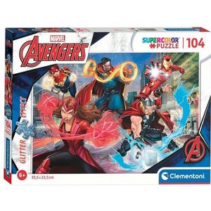 Clementoni Marvel Avengers - Glitter Effect - 104 stukjes