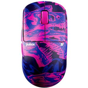 Pulsar X2 CRAZYLIGHT Mini Wireless - PRX Edition - Gaming muis - Optisch - 5 knoppen - Paars