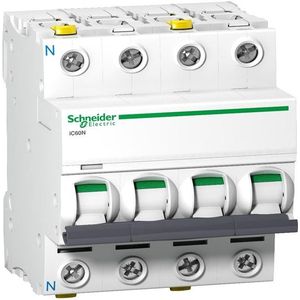 Schneider Electric Acti9 ic60n miniature circuit breaker 3p + n 10 A C curve 10 ka