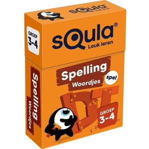 SQula Spelling / Woordjes Groep 3-4 Educatief Kaartspel