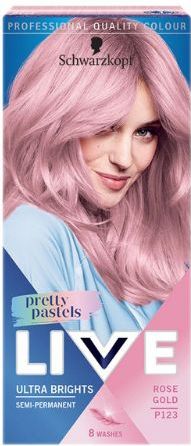 Schwarzkopf - Live Ultra Brights - Semipermanente Haarkleuring - Roségoud - 50 ml