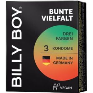 Billy Boy Kleurrijke condooms - 3 stuks