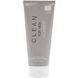Clean for Men - Voor Heren Klassiek - Douchegel - Haar- en Lichaamswas - 177 ml
