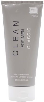 Clean for Men - Voor Heren Klassiek - Douchegel - Haar- en Lichaamswas - 177 ml