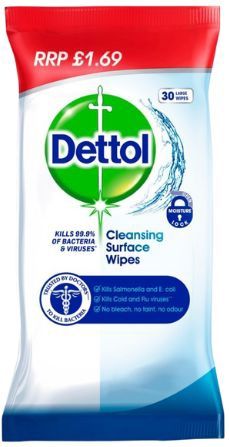 Dettol - Reinigende Oppervlaktedoekjes - 30 stuks
