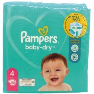 Pampers Baby-Dry Luiers Maat 4 Maxi (9-14 kg) - 30 PCS