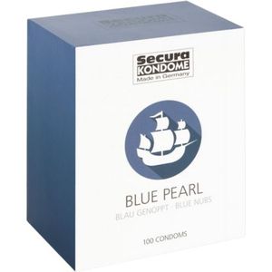 Secura Blue Pearl Condooms - 100 STUKS.