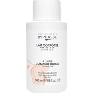 Byphasse - Nourishing Body Milk - Bodylotion - 500ml - Met Zoete Amandelolie