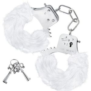 Temptasia Plush Fur Cuffs - White