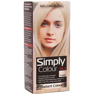 Mellor & Russell - Simply Color - Haarkleur - Extra Licht Blond - 1 x 45 ml Cream, 1 x 45 ml Developer, 1 x 15 ml Balm