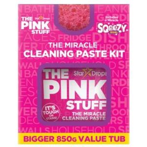 The Pink Stuff - Miracle Cleaning Kit - 850 Gram - Inclusief Dubbelzijdige Spons