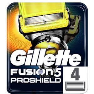 Gillette Fusion Proshield 5 Scheermesjes - 4 STUKS