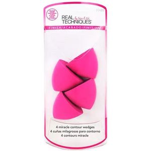 Real Techniques - Miracle Contour Wedges - Make-up Sponzen - Verpakking van Vier