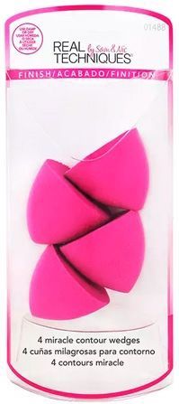 Real Techniques - Miracle Contour Wedges - Make-up Sponzen - Verpakking van Vier