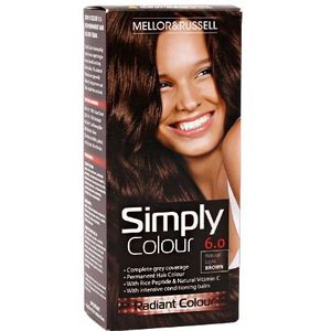 Mellor & Russell - Simply Colour - Haarkleuring - 6.0 Natuurlijk Licht Bruin