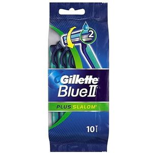 Gillette Blue II Plus Slalom - 10 STUKS