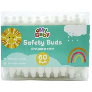 4mybaby - Safety Cotton Buds - Baby - 60 stuks