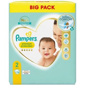 Pampers Premium Protection Str. 2 (4-8 kg) 76 PCS.