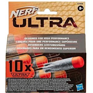 NERF Ultra Refill - 10 Pijlen | Geschikt voor Nerf Ultra Blasters | Innovatieve Vliegtip en Aerofin-technologie