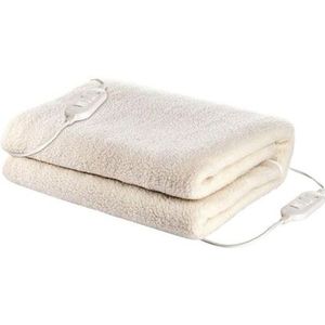 Tristar BW-4754 elektrische deken/kussen Elektrische beddenpan 120 W Wit Kunstwol
