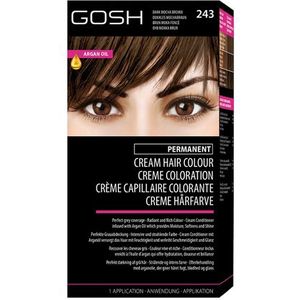 GOSH - Permanente Crème Haarkleur - Donker Mokka Bruin - 50 ml