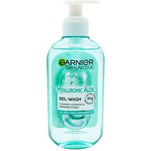 Garnier - Hyaluronic Aloe Gel Wash - Gezichtsreiniger - 200 ml - Met Hyaluronzuur en Aloë Vera