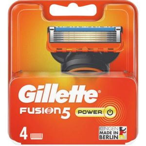 Gillette Fusion5 Power Scheermesjes 4 PCS