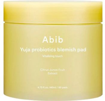 Abib - Yuja Probiotics Blemish Pad - Gezichtspads - 60 Stuks