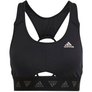 Adidas - Hyperglam - Sportbeha - Zwart - Ademend Materiaal