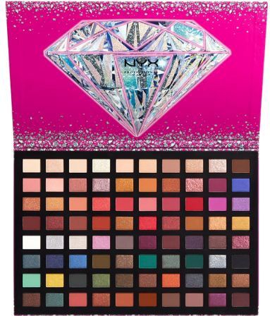 NYX - Diamond & Ice - Oogschaduwpalette - 80 Hoog Gepigmenteerde Kleuren
