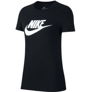 Nike - Essential Icon Futura - T-shirt - Zwart - 100% Katoen