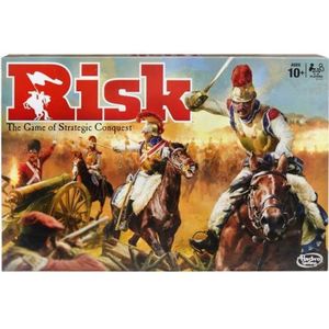 Hasbro Risk Bordspel - Engelse Versie | 2-5 spelers | Leeftijd 10+ | Strategie Spel